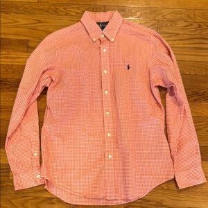 Polo by Ralph Lauren Red Gingham Casual Button Down Shirt